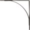 Ekena Millwork Morris Steel Bracket, Hammered Dark Bronze 3"W x 24"D x 24"H BKTM03X24X24MOHDB - alternate 10